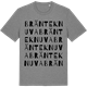 Mid Heather Gray t-shirt med Bränteknuva ordlek t-shirt