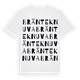 Bränteknuva ordlek t-shirt