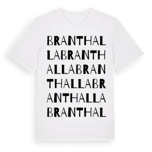 Branthalla ordlek t-shirt – ekologisk bomull t-shirt från Pinshirt
