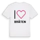 Jag älskar Bråten t-shirt stort tryck