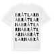 Bråtlarna ordlek t-shirt