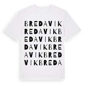 Bredavik ordlek t-shirt – ekologisk bomull t-shirt från Pinshirt