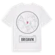 White t-shirt med Bredavik t-shirt