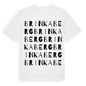 Brinkaberg ordlek t-shirt – ekologisk bomull t-shirt från Pinshirt