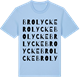 Blue Soul t-shirt med Brolycke ordlek t-shirt