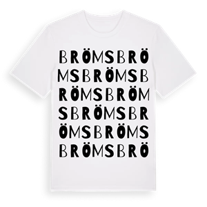 Bröms ordlek t-shirt – ekologisk bomull t-shirt från Pinshirt