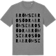 Mid Heather Gray t-shirt med Brömsebro Södra ordlek t-shirt