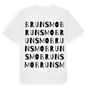 Brunsmo ordlek t-shirt – ekologisk bomull t-shirt från Pinshirt