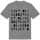 Mid Heather Gray t-shirt med Bult-Olaberget ordlek t-shirt