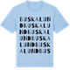 Blue Soul t-shirt med Buskalund ordlek t-shirt