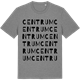 Mid Heather Gray t-shirt med Centrum ordlek t-shirt