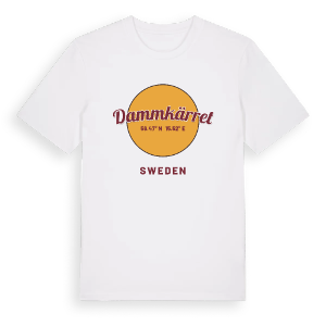 Dammkärret cirkel t-shirt – ekologisk bomull t-shirt från Pinshirt