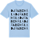 Blue Soul t-shirt med Djäknemåla ordlek t-shirt