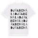 Djäknemåla ordlek t-shirt