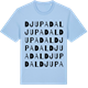Blue Soul t-shirt med Djupadal ordlek t-shirt
