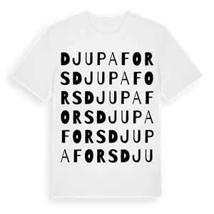 Djupafors ordlek t-shirt – ekologisk bomull t-shirt från Pinshirt