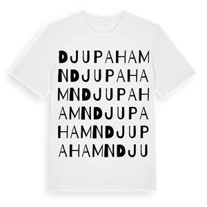 Djupahamn ordlek t-shirt – ekologisk bomull t-shirt från Pinshirt