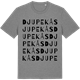 Mid Heather Gray t-shirt med Djupekås ordlek t-shirt