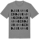 Mid Heather Gray t-shirt med Djurahagen ordlek t-shirt