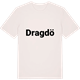 Vintage White t-shirt med Dragdö fetstil t-shirt