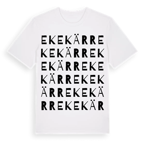 Ekekärr ordlek t-shirt – ekologisk bomull t-shirt från Pinshirt