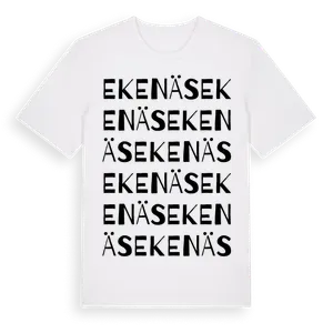 Ekenäs ordlek t-shirt – ekologisk bomull t-shirt från Pinshirt
