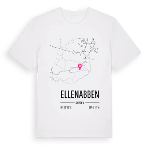 Ellenabben karta t-shirt – ekologisk bomull t-shirt från Pinshirt
