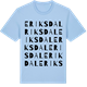 Blue Soul t-shirt med Eriksdal ordlek t-shirt