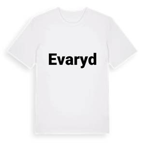 Evaryd fetstil t-shirt – ekologisk bomull t-shirt från Pinshirt