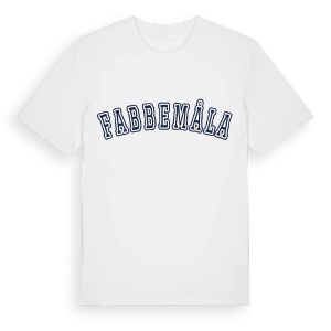 Fabbemåla college t-shirt – ekologisk bomull t-shirt från Pinshirt