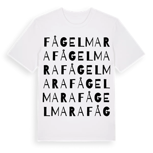 Fågelmara ordlek t-shirt – ekologisk bomull t-shirt från Pinshirt