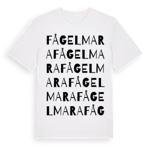 Fågelmara ordlek t-shirt – ekologisk bomull t-shirt från Pinshirt