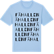 Blue Soul t-shirt med Fähallen ordlek t-shirt