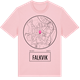 Pink Cotton t-shirt med Falkvik t-shirt