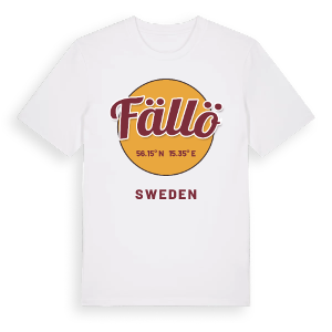 Fällö cirkel t-shirt – ekologisk bomull t-shirt från Pinshirt