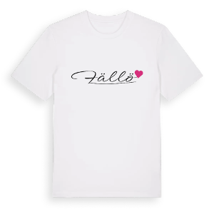 Fällö hjärta t-shirt – ekologisk bomull t-shirt från Pinshirt
