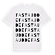 Fasta udde ordlek t-shirt