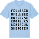 Blue Soul t-shirt med Feuks berg ordlek t-shirt