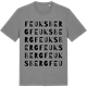 Mid Heather Gray t-shirt med Feuks berg ordlek t-shirt