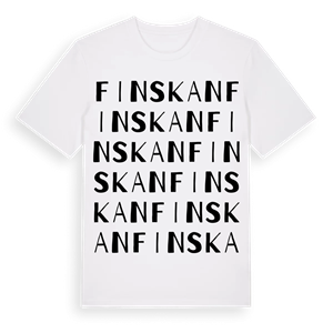 Finskan ordlek t-shirt – ekologisk bomull t-shirt från Pinshirt