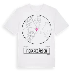 Fiskaregården t-shirt – ekologisk bomull t-shirt från Pinshirt