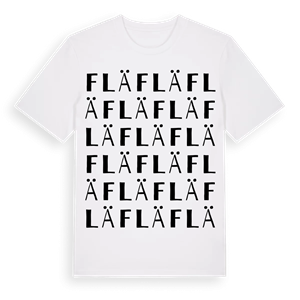 Flä ordlek t-shirt – ekologisk bomull t-shirt från Pinshirt