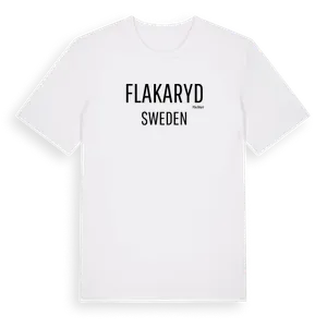 Flakaryd i Sverige t-shirt – ekologisk bomull t-shirt från Pinshirt