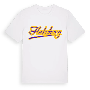 Flakeberg baseball t-shirt – ekologisk bomull t-shirt från Pinshirt