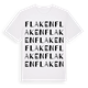 Flaken ordlek t-shirt