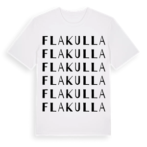 Flakulla ordlek t-shirt – ekologisk bomull t-shirt från Pinshirt