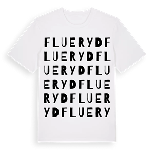 Flueryd ordlek t-shirt – ekologisk bomull t-shirt från Pinshirt