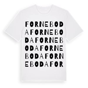 Forneboda ordlek t-shirt – ekologisk bomull t-shirt från Pinshirt