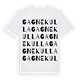 Gagnekulla ordlek t-shirt