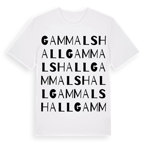 Gammalshall ordlek t-shirt – ekologisk bomull t-shirt från Pinshirt